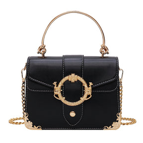 Bolsa Feminina Transversal Grande Preta - VIEL ELEGANCE