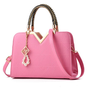 Bolsa Feminina Vintage - rosa - Viel Elegance