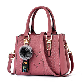 Bolsa Transversal Feminina Grande Rosa - VIEL ELEGANCE