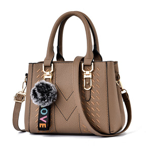 Bolsa Transversal Feminina Grande Marrom- VIEL ELEGANCE