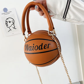 Bolsa Feminina basketball - bege- Viel Elegance 