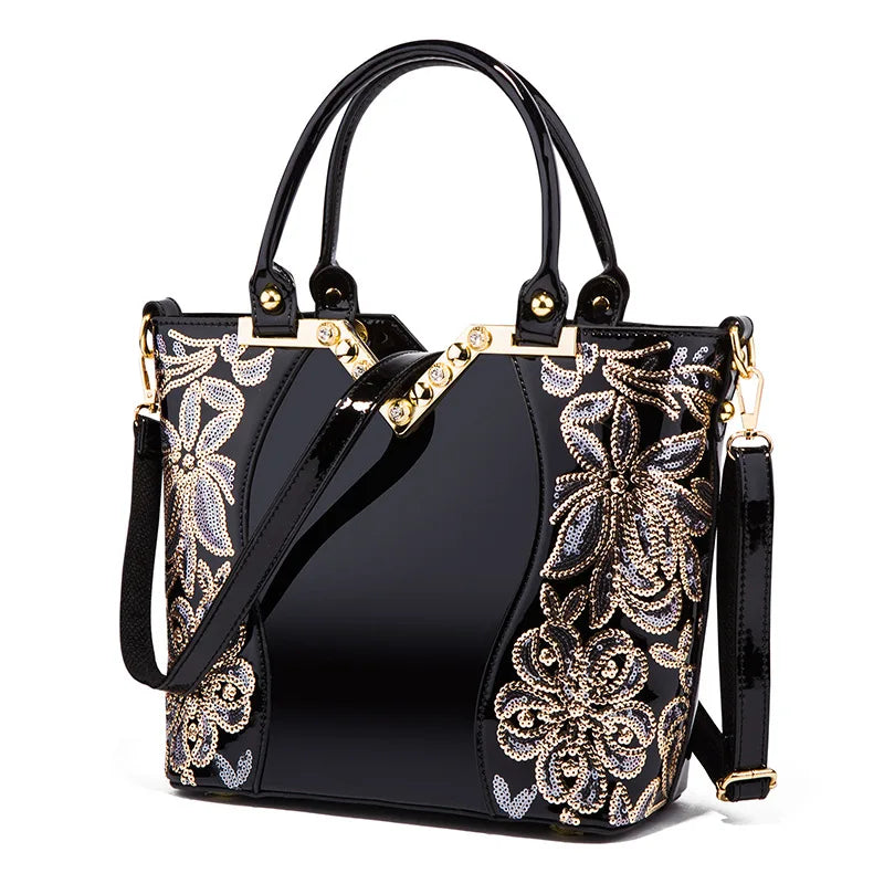 Bolsa Feminina Estrela Cintilante - preto - Viel Elegance