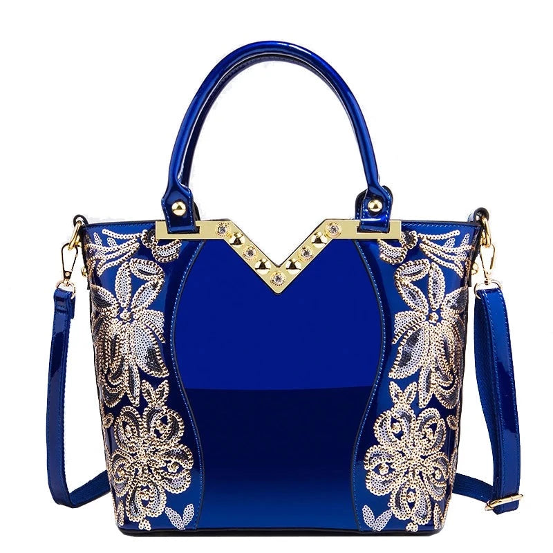 Bolsa Feminina Estrela Cintilante - Azul - Viel Elegance