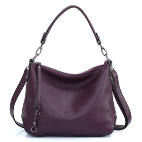 Bolsa de couro Essência - Viel Elegance - Roxo