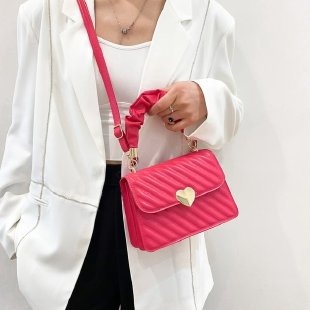 Bolsa Feminina Transversal Rosa - VIEL ELEGANCE