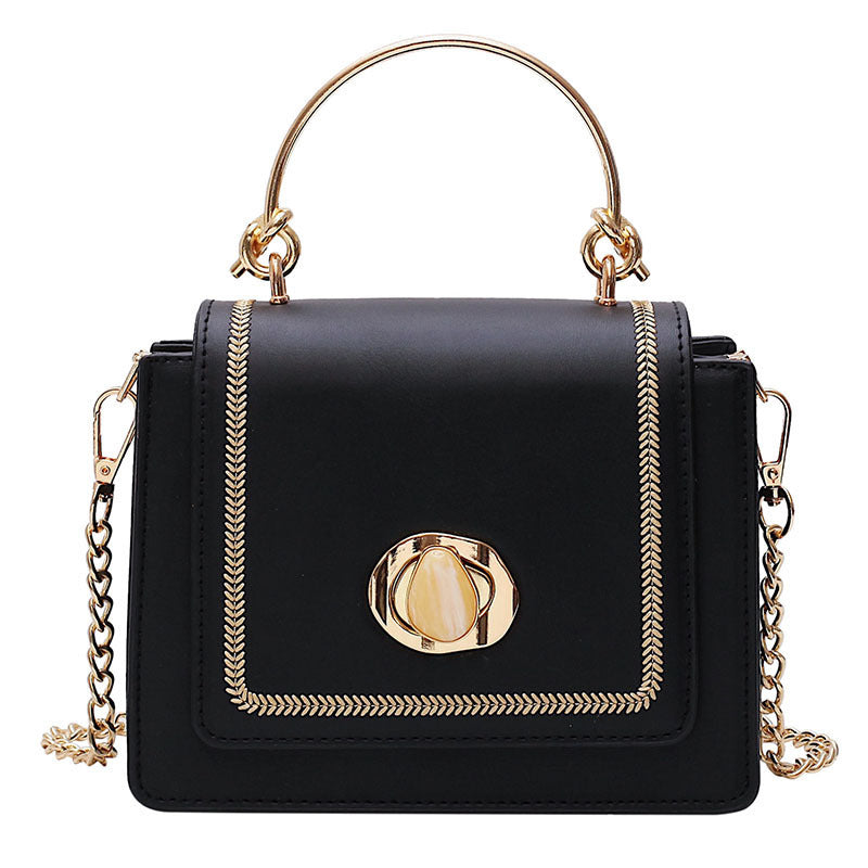 Bolsa Feminina Transversal Preta - VIEL ELEGANCE