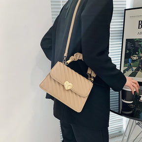 Bolsa Feminina Transversal Khaki - VIEL ELEGANCE