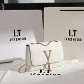 Bolsa Feminina Transversal iFashion Branca - VIEL ELEGANCE