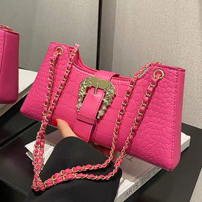 Bolsa Feminina Vibrancce Luxe - Viel Elegance - Rosa