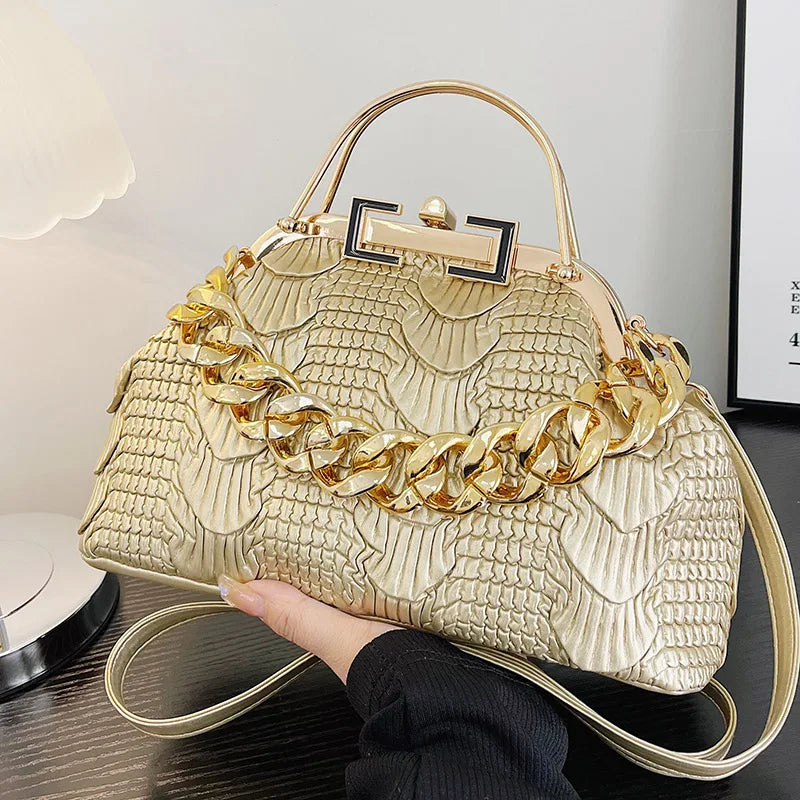 Bolsa Feminina Vibrancce Essence - Viel Elegance - dourado 