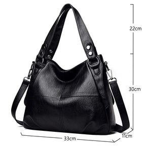 Bolsa de couro Aurora - Viel elegance - preto