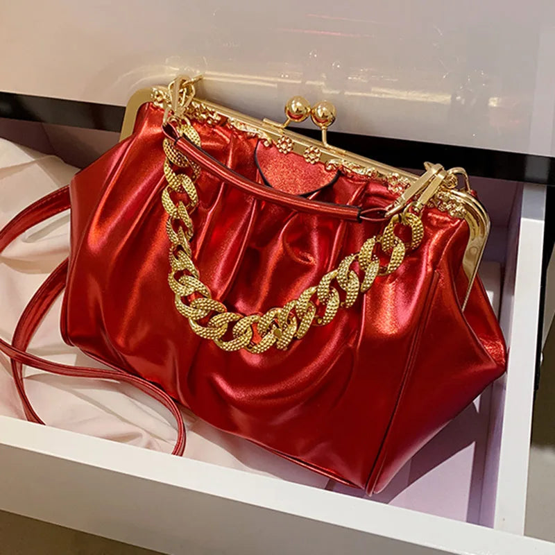 Bolsa Feminina Vibrancce Glamour - Viel Elegance - vermelho 