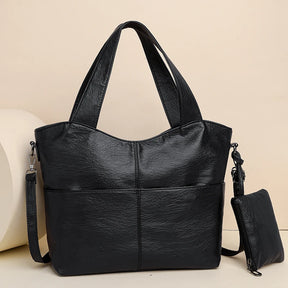 Bolsa de couro Magnífica - Viel Elegance - preto