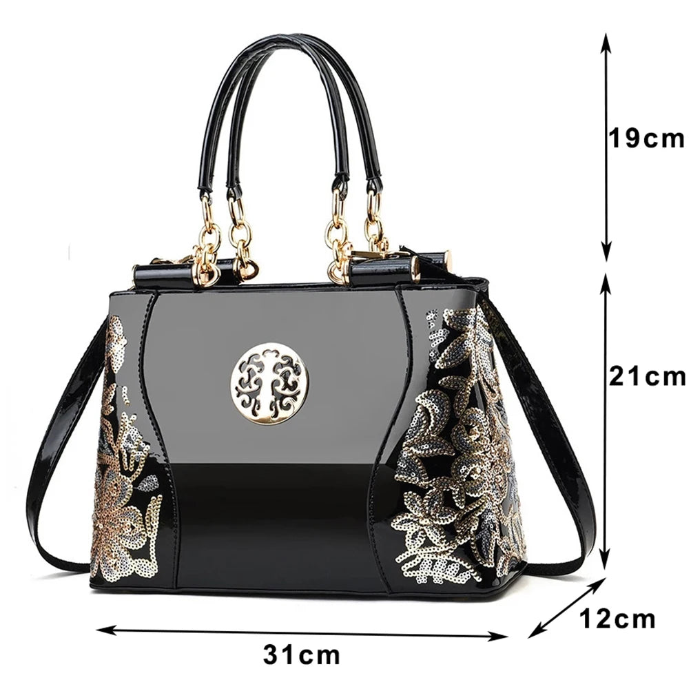 Bolsa Feminina Glamour Viel Preto - Viel Elegance