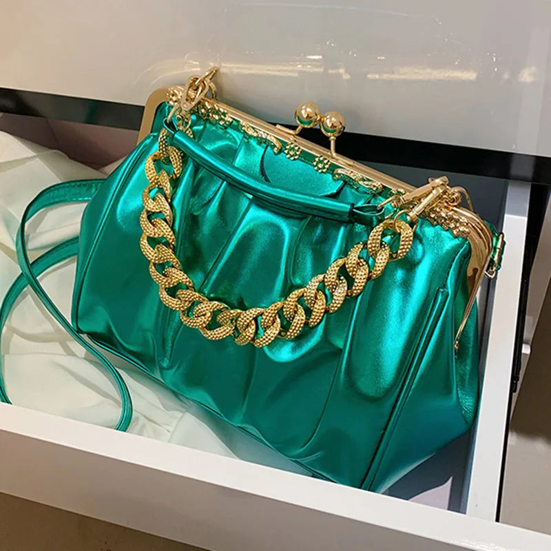 Bolsa Feminina Vibrancce Glamour - Viel Elegance - verde 