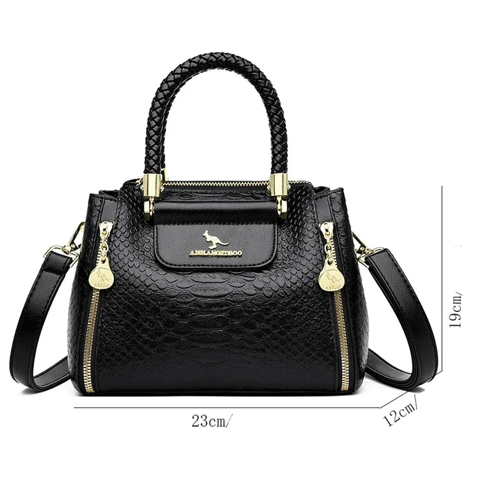 Bolsa Feminina Aishan - preto- Viel Elegance