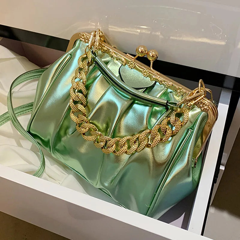 Bolsa Feminina Vibrancce Glamour - Viel Elegance - verde claro