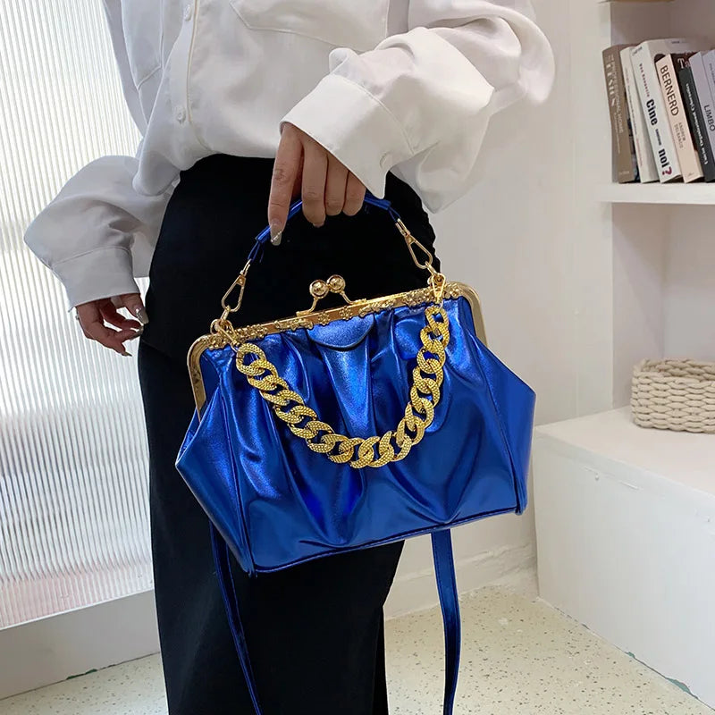 Bolsa Feminina Vibrancce Glamour - Viel Elegance - azul