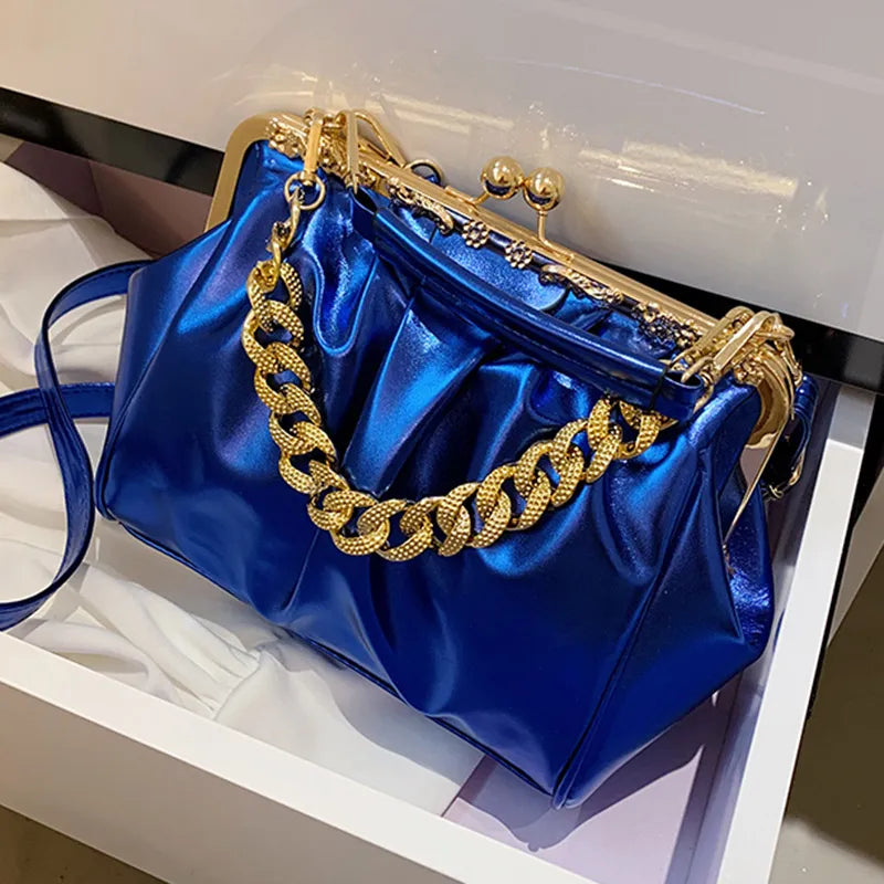 Bolsa Feminina Vibrancce Glamour - Viel Elegance - azul
