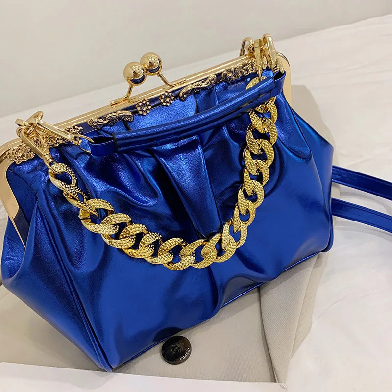 Bolsa Feminina Vibrancce Glamour - Viel Elegance - azul