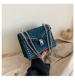 Bolsa Feminina Chanly - azul- Viel Elegance